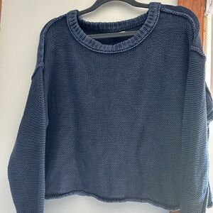 Blue AE sweater